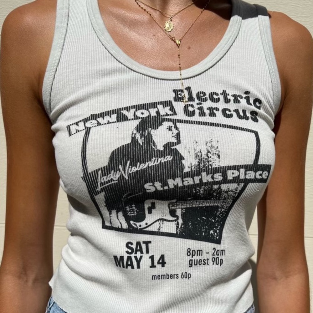 Brandy Melville Connor Electric Circus Tank